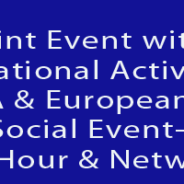 SATURDAY, 12/5/20: Special Joint Event with SCHB & ACS International Activities Committee USA & European Chemists Social Event-Happy Hour & Networking at 2pm ET